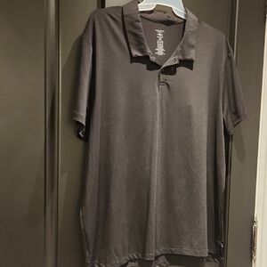 NWOT Men's Athletic Works Size XXL Black Polo Shirt